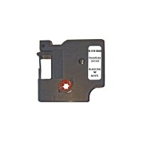 Стрічка для принтера етикеток UKRMARK RL-D-Vi-18445-BK/WT вінілова стрічка, аналог DYMO S0718620, (900314)