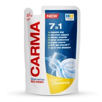 Засіб для ручного миття посуду Carma Лимон Дой-пак 400 мл (4820204702212)