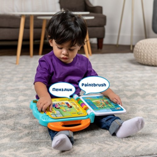 Розвиваюча іграшка VTech Англо-український словничок - 100 слів про цікаві місця (80-613076)