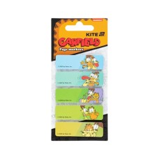 Стікер-закладка Kite паперова з малюнком Garfield, 100 шт, 5х15х50 мм, прямокутна (GF25-480)