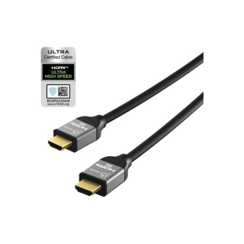 Кабель мультимедійний HDMI M to HDMI M 2.0m V2.1 8K 60Hz HDR10 HLG 48Gbp J5create (JDC53-N)