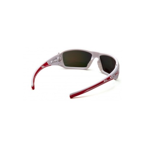 Сонцезахисні окуляри Pyramex Velar White Червоні дзеркальні (2ВЕЛАР-Б91)