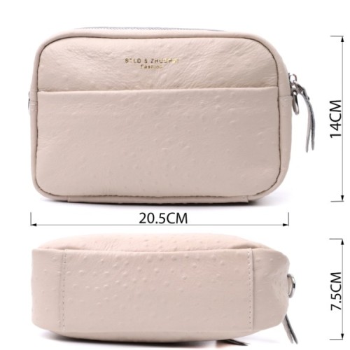 Сумка Vintage З натуральної шкіри Біла (22660)