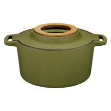 Каструля Fiskars Norden Limited Colour Edition чавунна 4 л колір кропива (1071128)