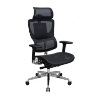 Офісне крісло Richman Ерготекс Алюм Synchro Сітка Чорне (R00000052539)