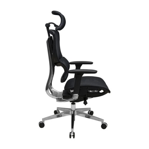 Офісне крісло Richman Ерготекс Алюм Synchro Сітка Чорне (R00000052539)