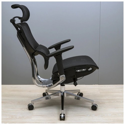 Офісне крісло Richman Ерготекс Алюм Synchro Сітка Чорне (R00000052539)