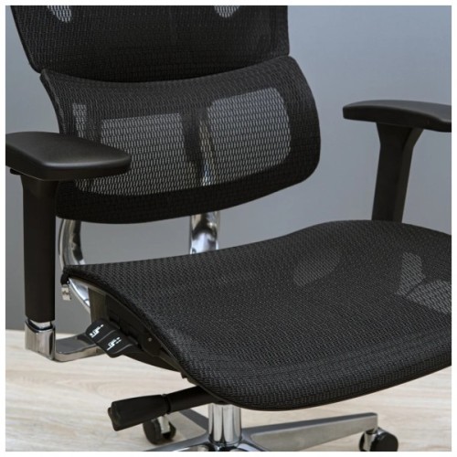 Офісне крісло Richman Ерготекс Алюм Synchro Сітка Чорне (R00000052539)
