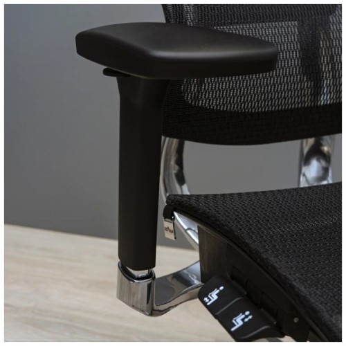 Офісне крісло Richman Ерготекс Алюм Synchro Сітка Чорне (R00000052539)