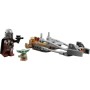 Конструктор LEGO Star Wars Швидкісний мотоцикл Мандалорця й Ґроґу (75436)