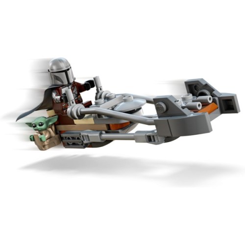 Конструктор LEGO Star Wars Швидкісний мотоцикл Мандалорця й Ґроґу (75436)