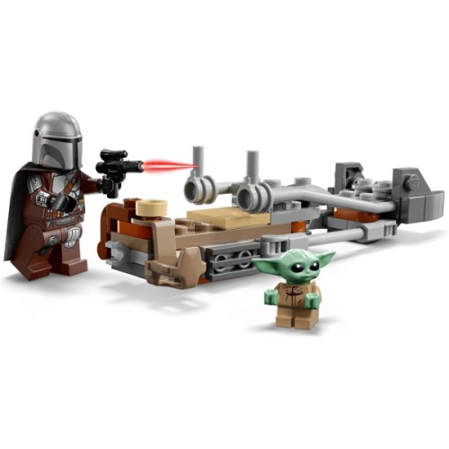 Конструктор LEGO Star Wars Швидкісний мотоцикл Мандалорця й Ґроґу (75436)