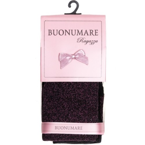 Колготки дитячі BNM з люрексом (M0C0301-1366-13G-dark burgundy)