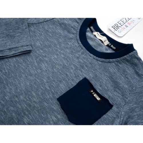 Кофта дитяча Breeze з кишенькою (15896-98B-blue)