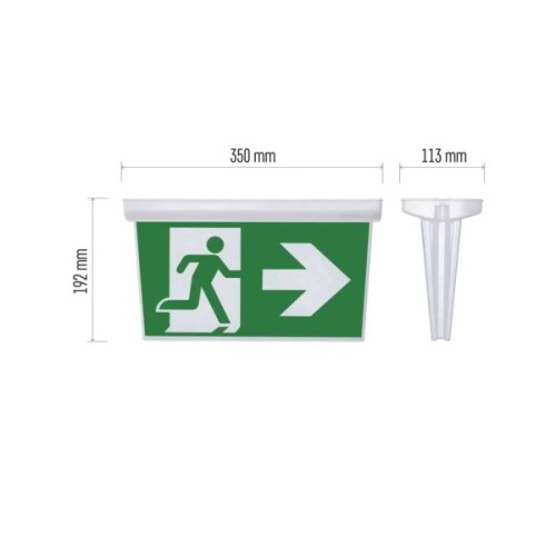 Світильник EMOS IP65 ВИХІД (ZN1112)