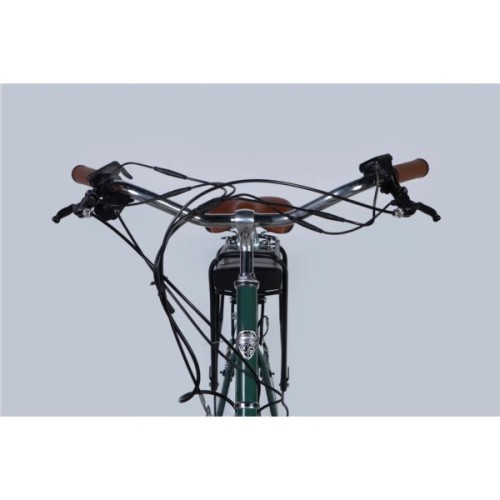 Електровелосипед Dorozhnik 28" eRETRO Vbr FR рама-19" 36B 13А*г 500Вт 2026 зелено-сірий (ELB-D-28-111)