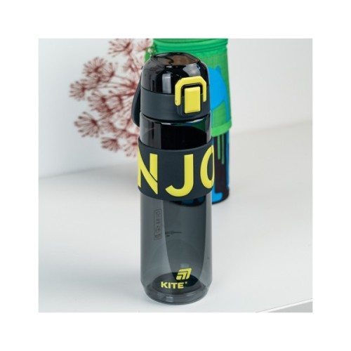 Пляшка для води Kite 680 мл чорно-жовта (K25-1233-1)