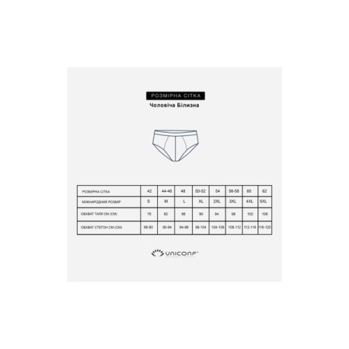 Труси Uniconf PB07R Mix M 3 шт (5942542208955)