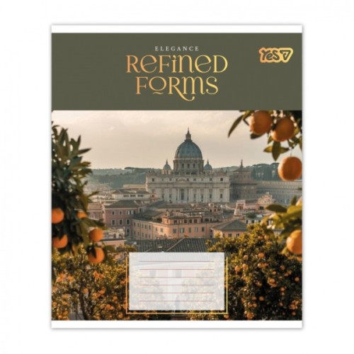 Зошит Yes Refined forms А5 24 аркушів лінія (768833)
