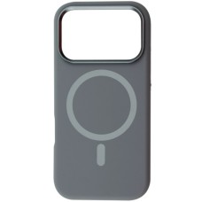 Чохол до мобільного телефона BeCover FIBRA Silicone OmniMag Apple iPhone 17 Pro Gray (716217)