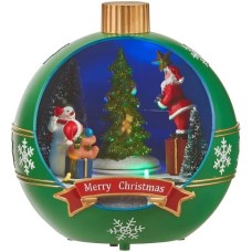 Прикраса декоративна Luville Collectables Куля Новорічна 18.5 х 17 см Зелена (8718861435313GREEN)