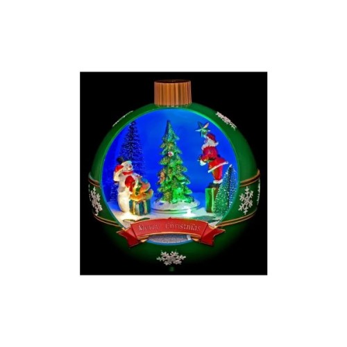 Прикраса декоративна Luville Collectables Куля Новорічна 18.5 х 17 см Зелена (8718861435313GREEN)