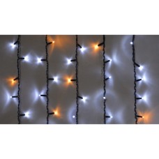 Гірлянда Delux ICICLE 108LED 2x1 м Жовтий flash Білий/Чорний IP44 (90015178)