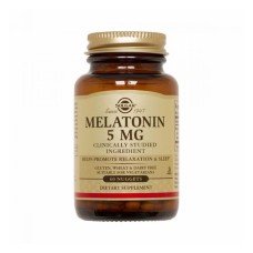 Амінокислота Solgar Мелатонін Melatonin, 5 мг, 60 жувальніх таблеток (SOL01936)