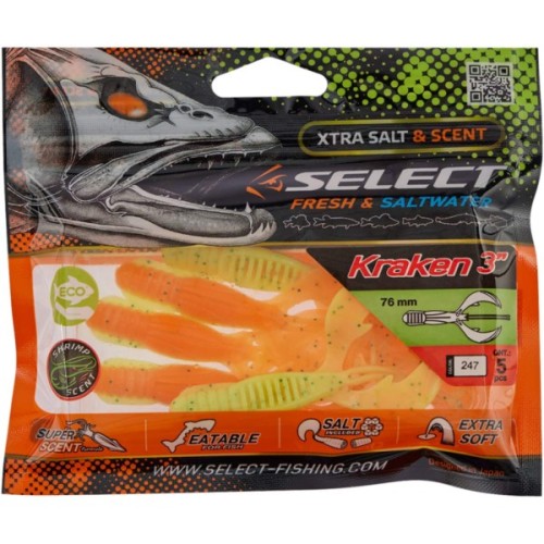 Силікон рибальський Select Kraken 3" 247 (5 шт/уп) (1870.73.10)