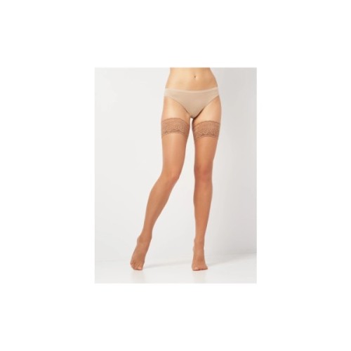 Панчохи Corrente Stockings Romantico 40 Den Natural - 3/4 (2110402774602)