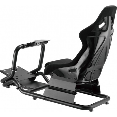 Крісло ігрове OfficePro RS167 з кокпітом кріплення для керма та педалей Black (RS167)