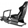 Крісло ігрове OfficePro RS167 з кокпітом кріплення для керма та педалей Black (RS167)
