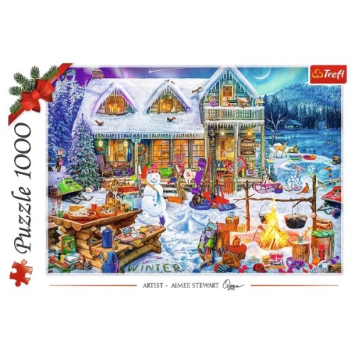 Пазл Trefl XMAS Зимовий час 1000 елементів (5900511109481)