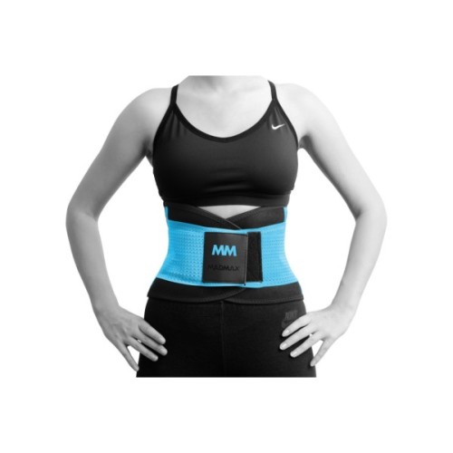Пояс компресійний MadMax MFA-277 Slimming belt Black/turquoise L (MFA-277-TRQ_L)