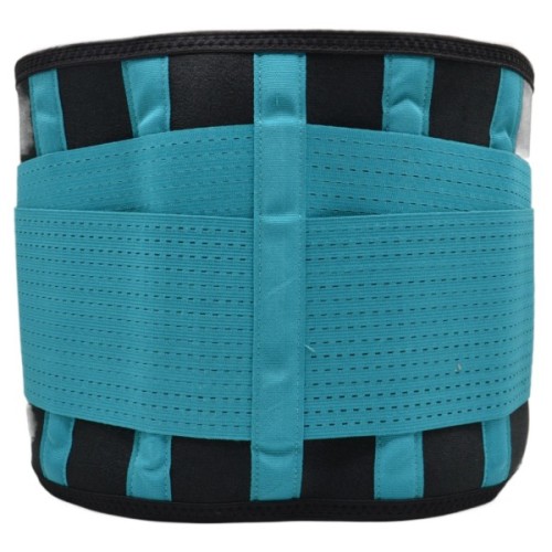 Пояс компресійний MadMax MFA-277 Slimming belt Black/turquoise L (MFA-277-TRQ_L)