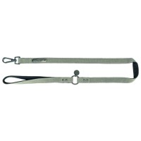 Повідець для собак Trixie CityStyle бавовна M–L 1 м 20 мм світло-сірий (4053032681637)