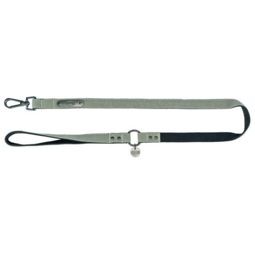 Повідець для собак Trixie CityStyle бавовна M–L 1 м 20 мм світло-сірий (4053032681637)