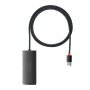 Концентратор Baseus USB 3.0 4xUSB 2.0m black (WKQX030201)