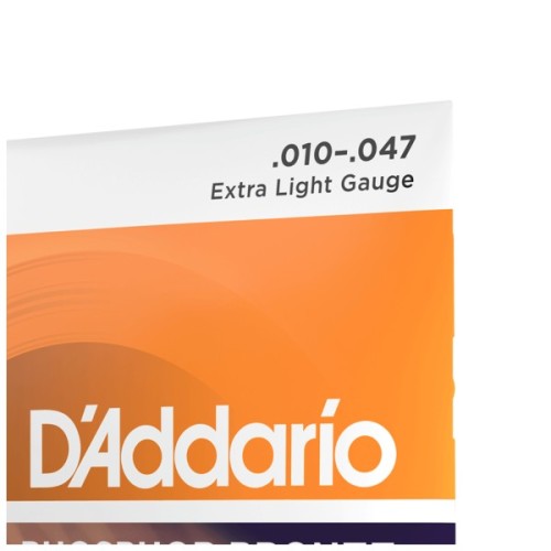 Струни для гітари D'Addario Phosphor Bronze Extra Light (10-47) (EJ15)
