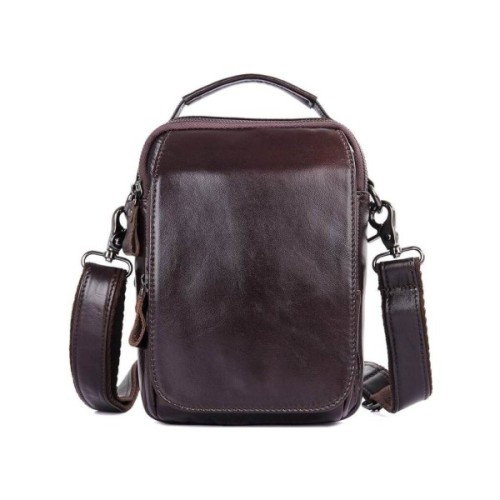 Сумка Vintage З натуральної шкіри Коричнева (14544)