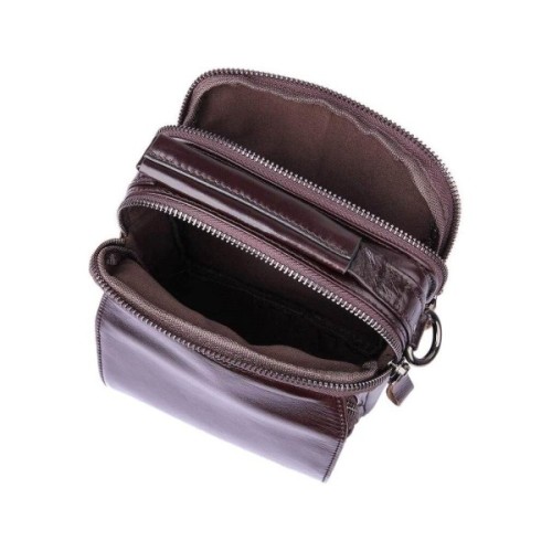 Сумка Vintage З натуральної шкіри Коричнева (14544)