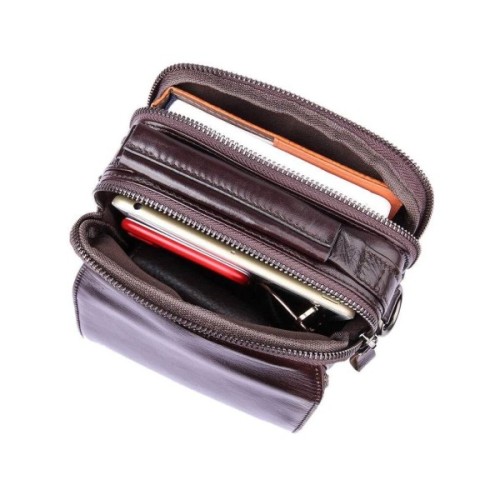 Сумка Vintage З натуральної шкіри Коричнева (14544)