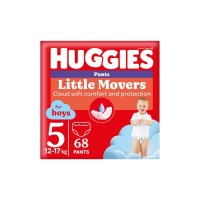 Підгузки Huggies Little Movers/Pants 5 (12-17 кг) Box для хлопчиків 68 шт (5029053564128)
