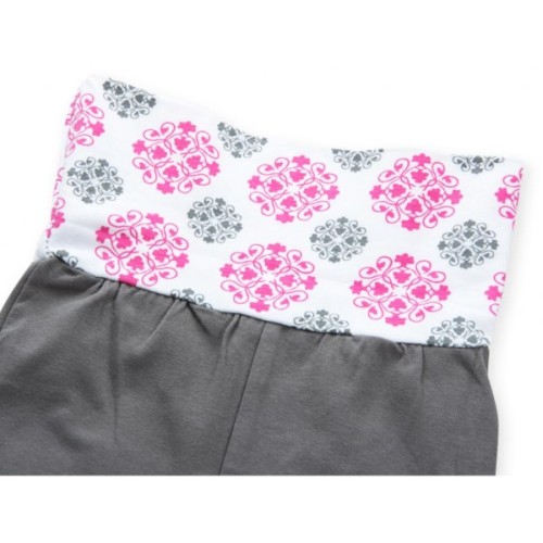 Штани дитячі Luvable Friends 2 шт рожеві і сірі, для дівчаток (90095.GR.0-3)