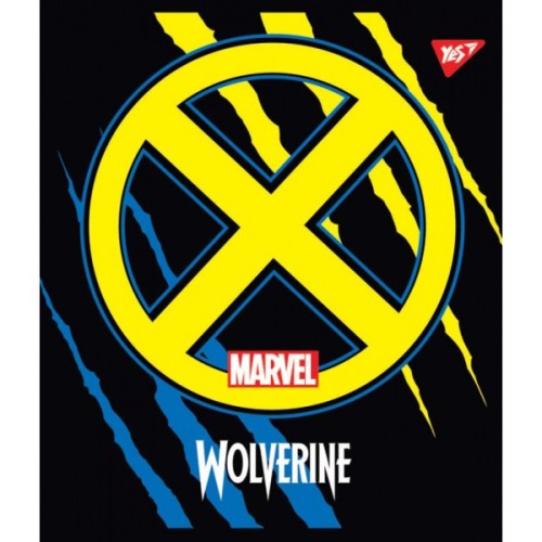 Зошит Yes А5 Marvel Hero Shields 18 аркушів клітинка (765194)