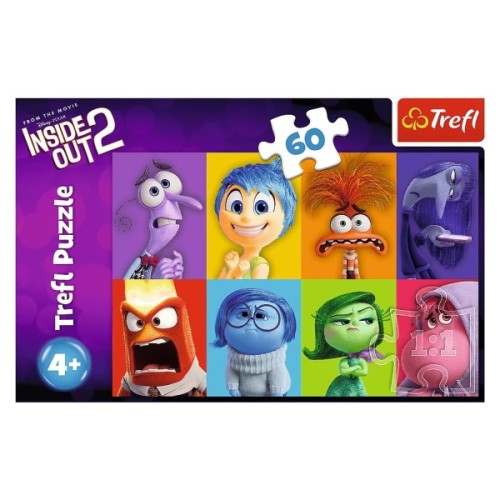 Пазл Trefl Inside Out 2 Знай свої емоції 60 елементів (5900511173970)