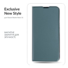 Чохол до мобільного телефона BeCover Exclusive New Style Xiaomi Redmi Note 15 4G Dark Green (715932)