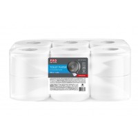 Туалетний папір PRO service Standart для диспенсерів 1-шаровий 200 м 12 рулонів (4823071636796)