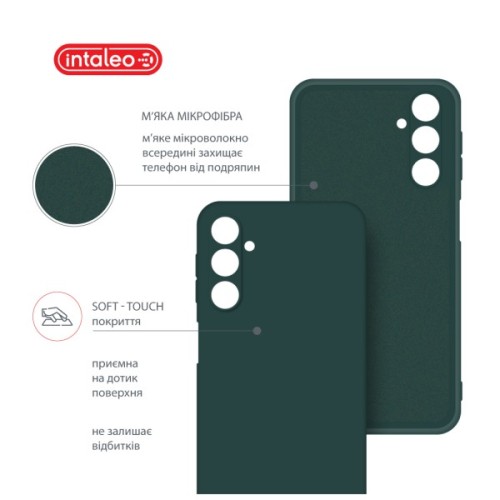 Чохол до мобільного телефона Intaleo Silicone Samsung Galaxy A24 Dark Green (1283126600081)