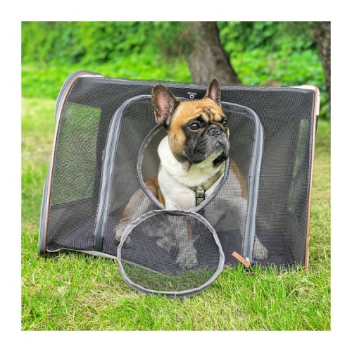 Автомобільне крісло для тварин Collar 60х40х45 см різнокольорове (9982)